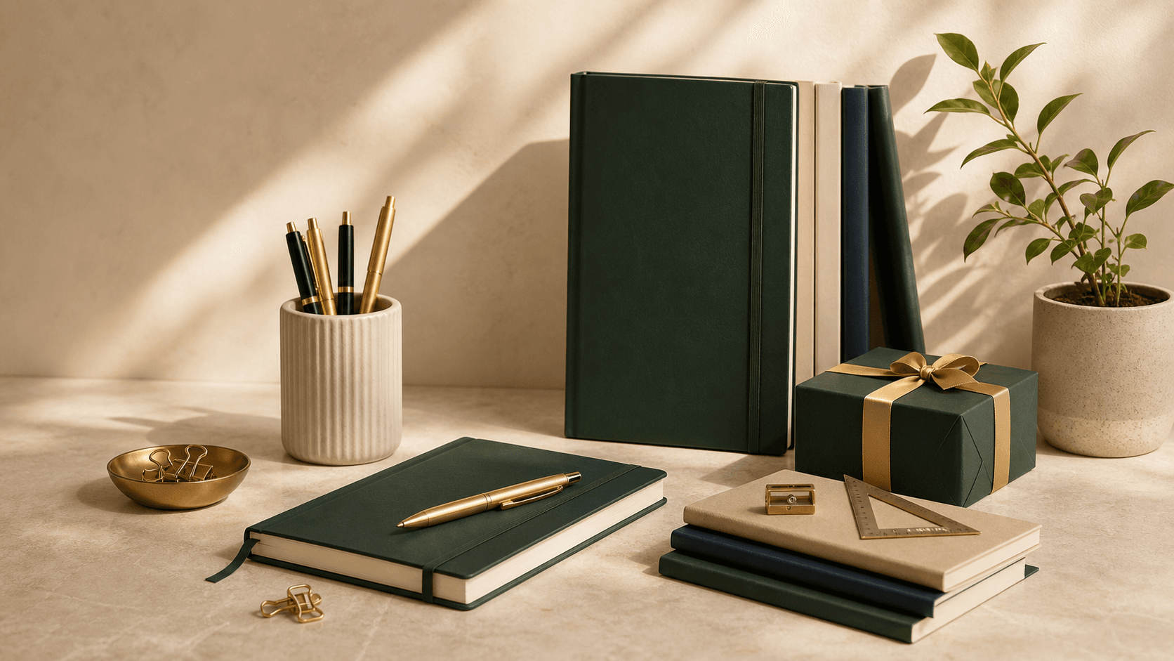 Premium books, stationery, gifts and essentials arranged for Manasa Book Store